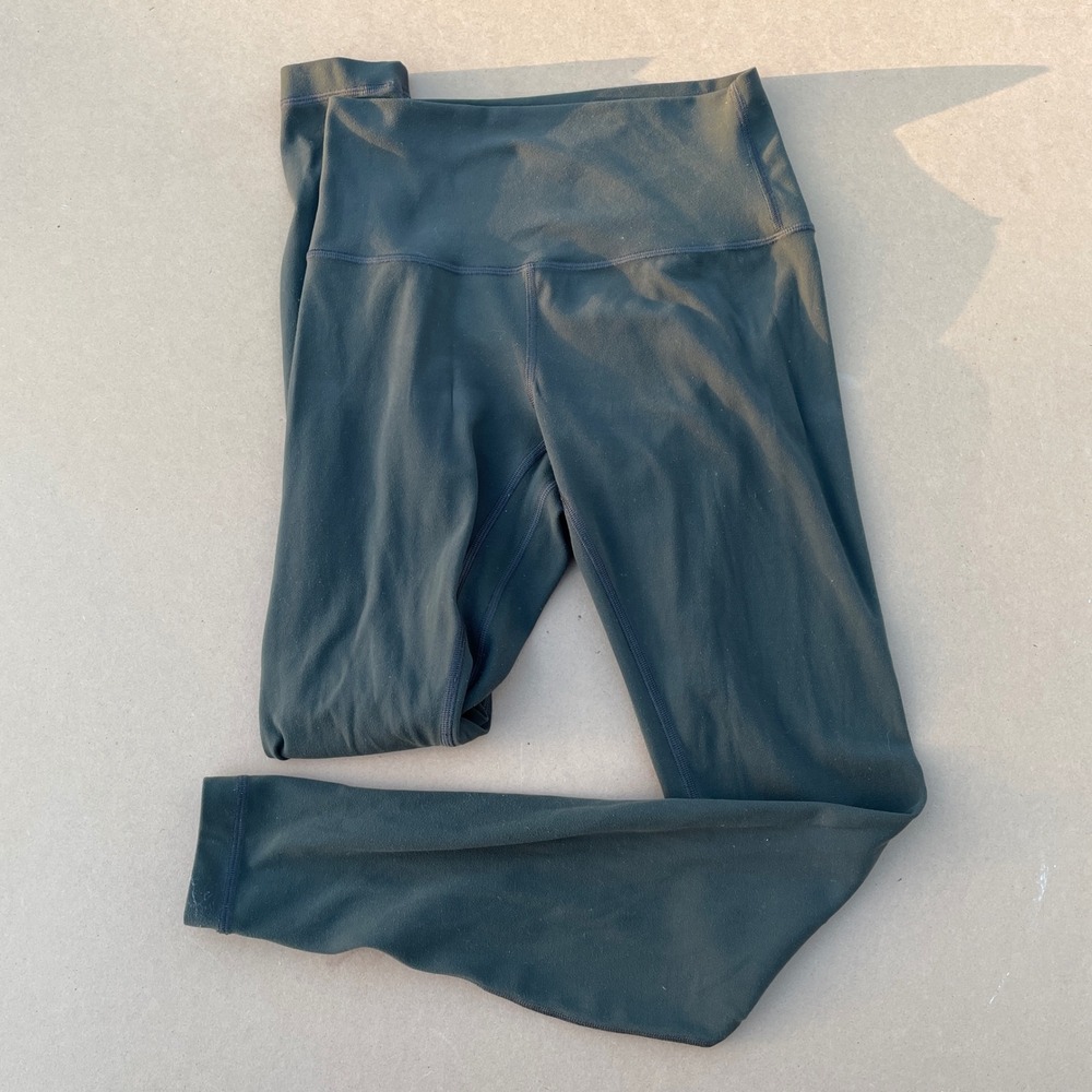 Lululemon Align Leggings Women 6 Forest Green Yoga High Rise Nulu 28 Inseam